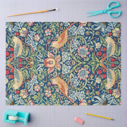 Strawberry Dieb, William Morris Seidenpapier (Basteln)