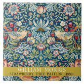 Strawberry diief - Design of William Morris Fliese (Vorderseite)