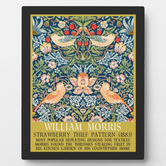 Strawberry diief - Design of William Morris Fotoplatte (Vorderseite)