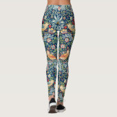 Strawberry diief - Design of William Morris Leggings (Rückseite)