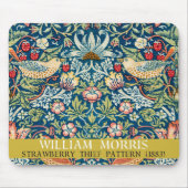 Strawberry diief - Design of William Morris Mousepad (Vorne)