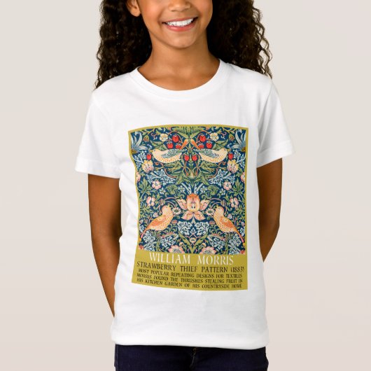 Strawberry diief - Design of William Morris T-Shirt (Vorderseite)