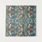 Strawberry diief - Design of William Morris Wandteppich (Vorderseite (Horizontal))