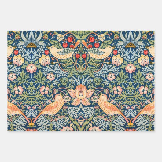 Strawberry Diief Geschenk Wrap Flachblatt Set 3 Geschenkpapier Set (Vorderseite)