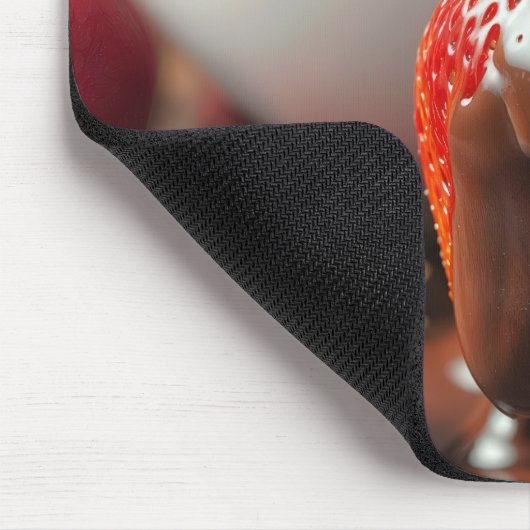 Strawberry Dipped In Chocolate Mousepad (Ecke)