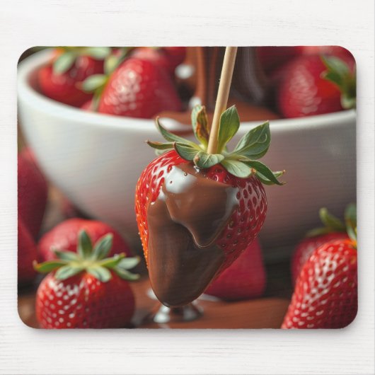 Strawberry Dipped In Chocolate Mousepad (Vorne)