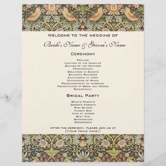 Strawberry Dives Vintage Wedding Set (Vorderseite)