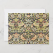 Strawberry Dives Vintage Wedding Set Einladung (Rückseite)