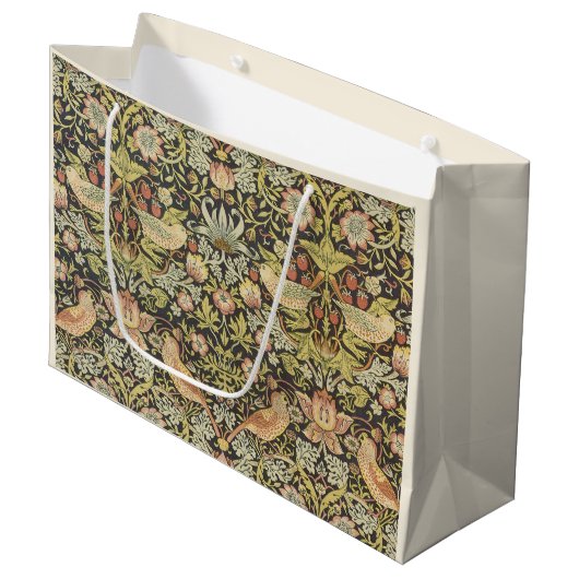 Strawberry Dives Vintage Wedding Set Große Geschenktüte (Vorderseite Schrägansicht)