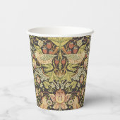 Strawberry Dives Vintage Wedding Set Pappbecher (Rückseite)