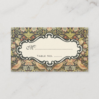 Strawberry Dives Vintage Wedding Set Platzkarte