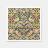 Strawberry Dives Vintage Wedding Set Serviette (Vorderseite)