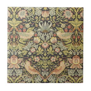 Strawberry Dives von William Morris, Vintag Art Fliese