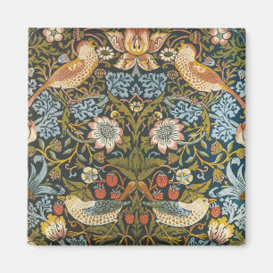 Strawberry Dives von William Morris, Vintag Art Magnet
