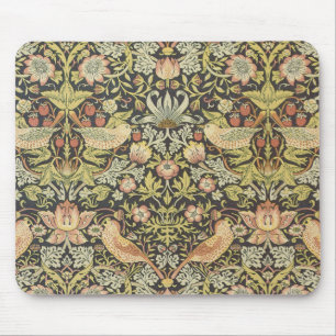 Strawberry Dives von William Morris, Vintag Art Mousepad