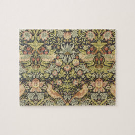 Strawberry Dives von William Morris, Vintag Art Puzzle