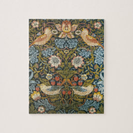 Strawberry Dives von William Morris, Vintag Art Puzzle