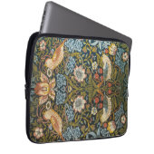 Strawberry Dives William Morris Antikes Muster Laptopschutzhülle (Vorne Rechts)