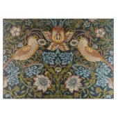 Strawberry Dives William Morris Antikes Muster Schneidebrett (Vorderseite)