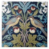 Strawberry Dives William Morris Art Nouveau Fliese (Vorderseite)