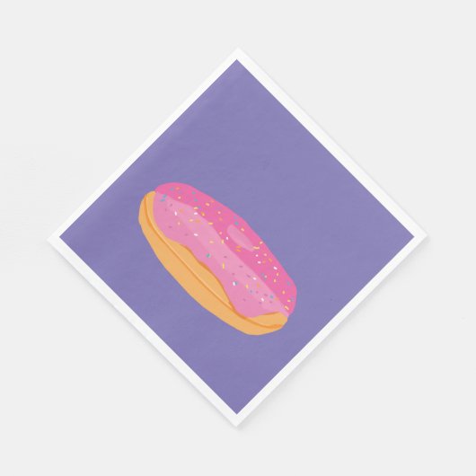 Strawberry Donuts Serviette (Ecke)