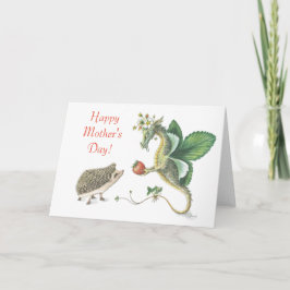 Strawberry-Dragon-Karte zum Muttertag Karte