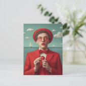 Strawberry Dream Feiertagspostkarte (Stehend Vorderseite)