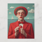 Strawberry Dream Feiertagspostkarte (Vorderseite)