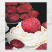 Strawberry Dream Weinetikett (Einzelnes Label)