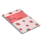 Strawberry Dreams - Ästhetisches Journal Notizblock (Rechte Seite)