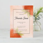 Strawberry Dreams Flat Einladung (Stehend Vorderseite)