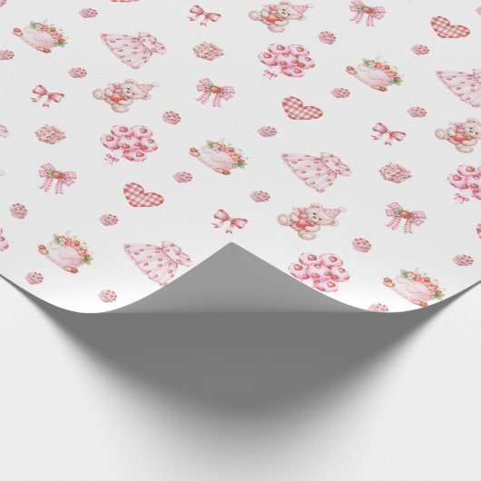 Strawberry Dreams! Geschenkpapier (Ecke)