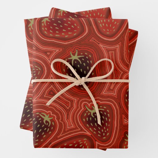 Strawberry Dreams  Geschenkpapier Set (Beispiel)