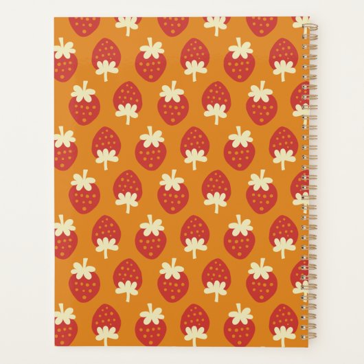 Strawberry Dreh Planner Planer (Rückseite)