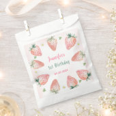 Strawberry Erster Geburtstag 1. Geschenktütchen (Ausgeschnitten)