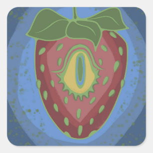 Strawberry Eye Sticker