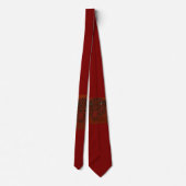 Strawberry Face Character Art Necktie Krawatte (Rückseite)