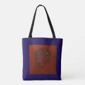 Strawberry Face Character Art Tasche (Rückseite)