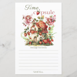 Strawberry Fairy Berry Sweet Birthday Time Kapsel