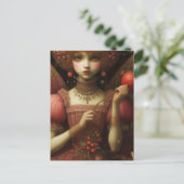 Strawberry Fairy Postkarte (Stehend Vorderseite)