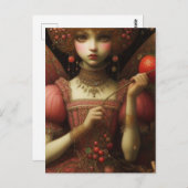 Strawberry Fairy Postkarte (Vorne/Hinten)