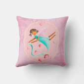 Strawberry Fairy Throw Kissen (Rückseite)