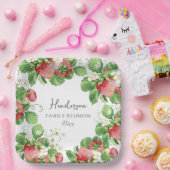 Strawberry Family Wiedersehen Pappteller (Party)