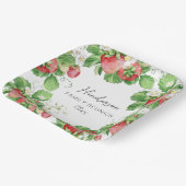 Strawberry Family Wiedersehen Pappteller (Gewinkelt)