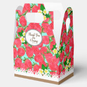 Strawberry Favor Box Geschenkschachtel (Geöffnet)