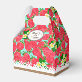 Strawberry Favor Box Geschenkschachtel