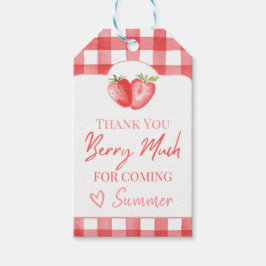 Strawberry Favor Tag | Erdbeere Geburtstagsfavorit Geschenkanhänger