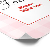 Strawberry Favoriten bitte nehmen Sie eine Poster (Ecke)