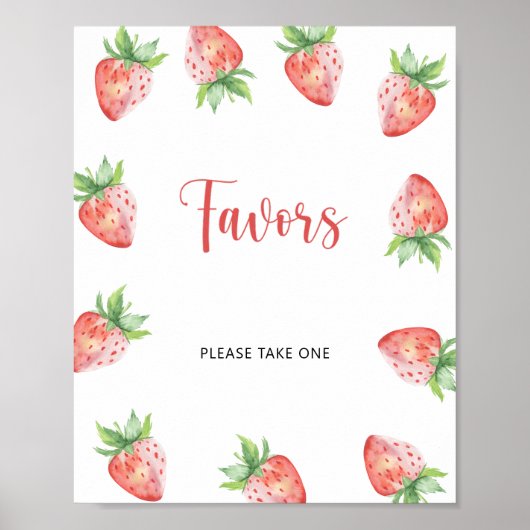 Strawberry \ Favoriten Poster (Vorne)