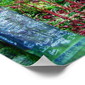 Strawberry Field Gates, Liverpool, UK. Poster (Ecke)